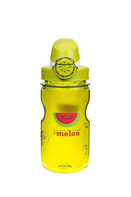 Flot limegrøn Nalgene drikkedunk til børn - KIDS OTF - uden BPA, BPS og Ftalater